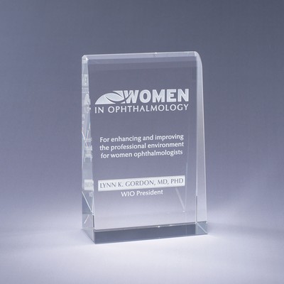 6" Brillante Crystal Award