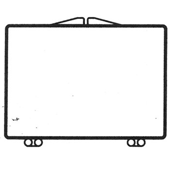 Rigid Clear Hinged Plastic Box (2 7/8"x2"x3/8")