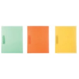 Assorted Frosted Clamp Binder