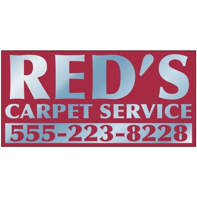 8" X 4" Kwik-Ship Chrome Polyester Screen Print Square Corner Decal