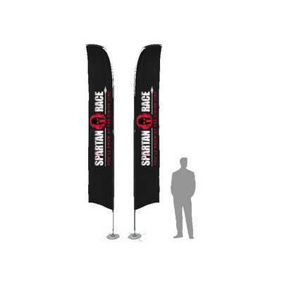 17' Blade Flag w/ Double Sided Printing