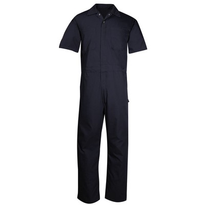 4.5 Oz. Lightweight Poplin Short Sleeve Work Coveralls