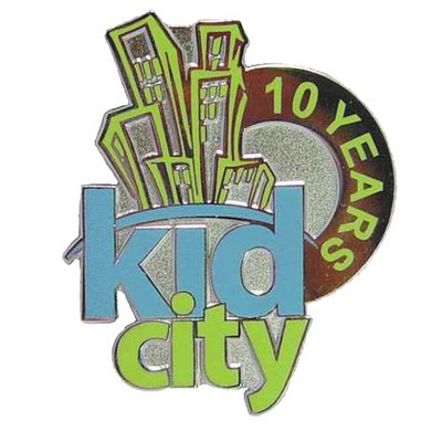 1 1/8" New Cloisonne - Imitation Hard Enamel Lapel Pin