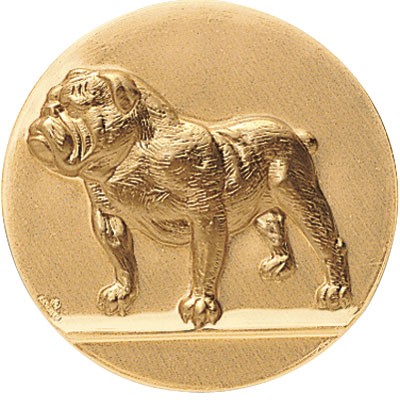 2" Bull Dog Stamped Insert Disc