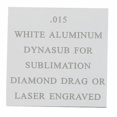 White Aluminum Engraving Sheet Stock (12"x24")