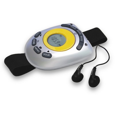 Jensen® Digital AM/FM Stereo Armband Radio w/ Clock