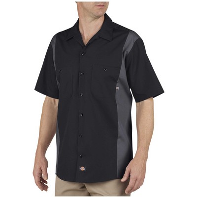Dickies Men's Industrial Color Block Short Sleeve Shirt