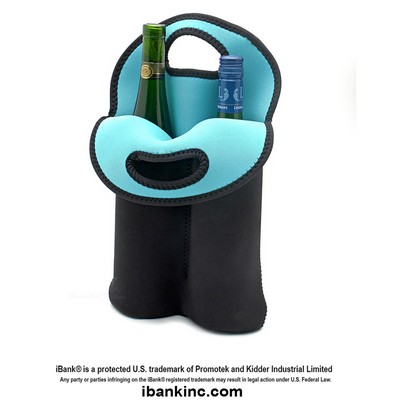 iBank ® 2-Bottle Neoprene Wine Tote