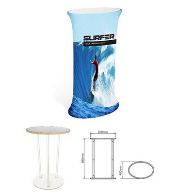 Oval - Counter Podium Display Series