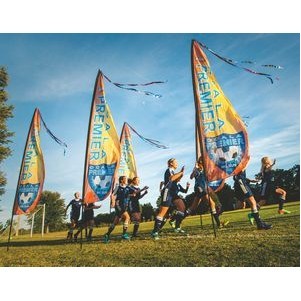 10' Custom Printed Feather Dancer Flag Kit