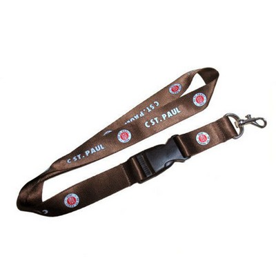 Polyester Lanyard with Buckle Breakaway