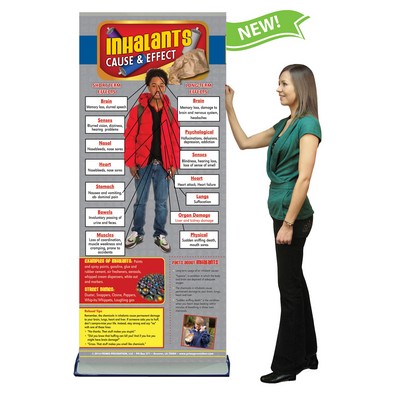 Inhalants Cause & Effect Retractable Banner