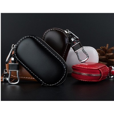 PU Car Key Sleeve w/Zipper