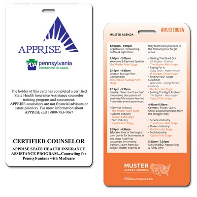 Atlas Badge Buddy Plastic Name Badge (2.125"x4")