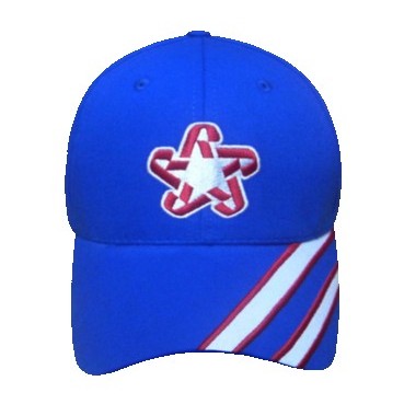 Pro Style Cap w/Dual Stripe Visor