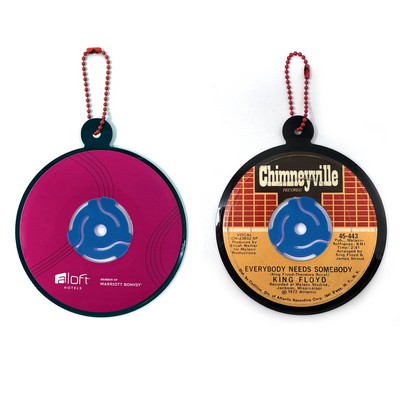 45rpm Recycled Record Ornament - 1-Sided Imprint