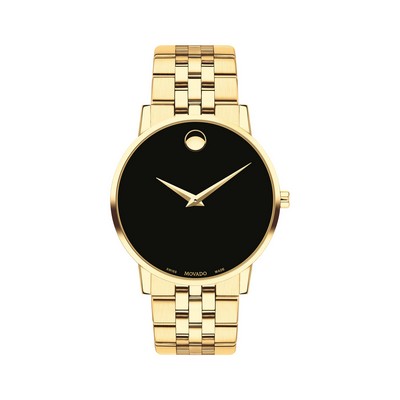 Movado Museum Classic Gents Yellow Gold PVD Watch