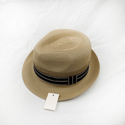 PP Thread Woven Straw Top Hat