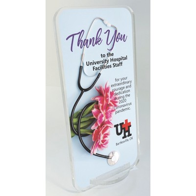 Stethoscope Flowers Gratitude Award