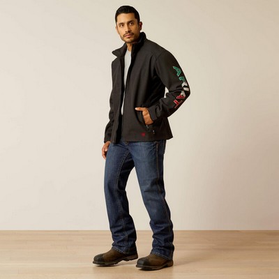 Ariat® Men's Mexico FR Team Logo Softshell Jacket