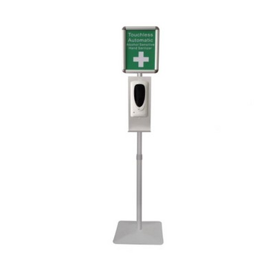 Automatic Hand Sanitizer Dispenser with Poster Stand 1600H x 325D