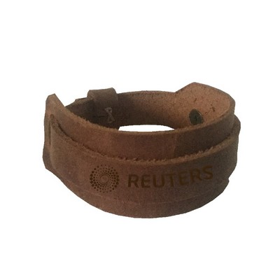 Devonport Leather Wristband