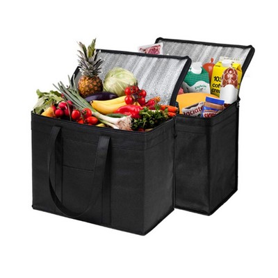 Reusable Zipper Insulated Bag for Cold and Hot