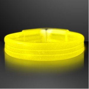 Thick Yellow Glow Bracelet - BLANK