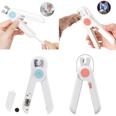 Pet Nail Clippers with LED Light
