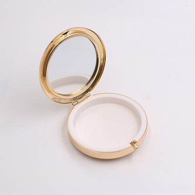 Round Metal Box W/A Mirror