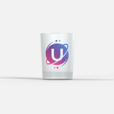Full Color Frosted Shot Glass (1.5 Oz.)
