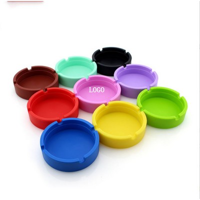 Round Silicone Ashtray