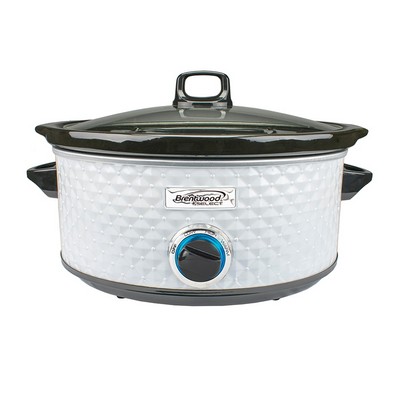 Select® 7 Quart White Slow Cooker