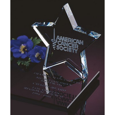 4" Crystal Star on Base