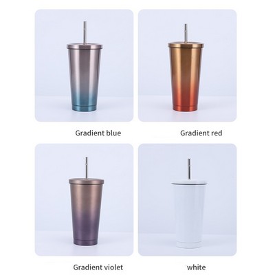 17oz Stainless Steel Straw Cup