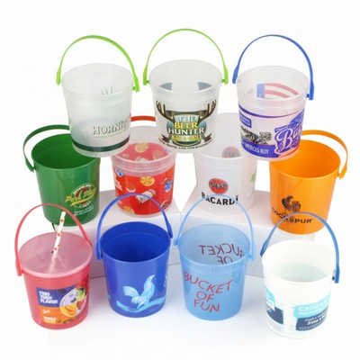 Stackable Plastic Cocktail Drink Bucket 32 Oz