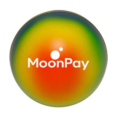 Rainbow Stress Balls w/ Custom Logo PU Stress Reliever Balls