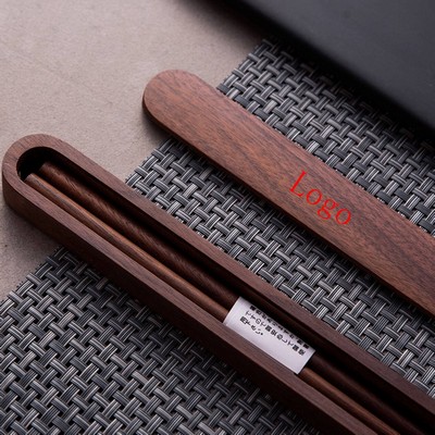 Reusable Wooden Chopsticks With Case