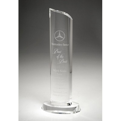 Epic Tower Crystal Award, 8"H