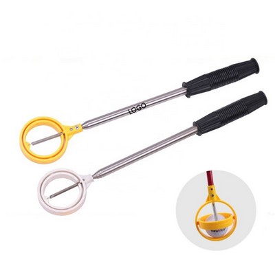 Telescopic Golf Ball Retriever with Locking Scoop
