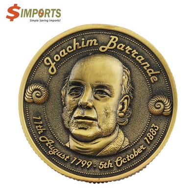 Zinc Alloy Made Plating Coins (Simports)