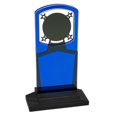 Accomplishment Black Wood Base