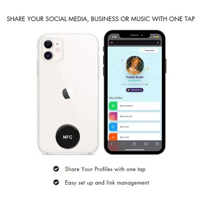 Smart NFC Tag for Contactless Information Sharing