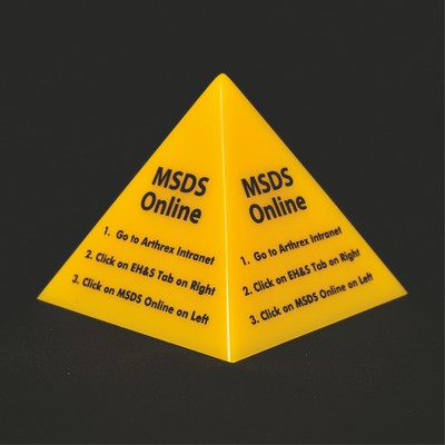 Acrylic Pyramid Award (4"x6 1/2")