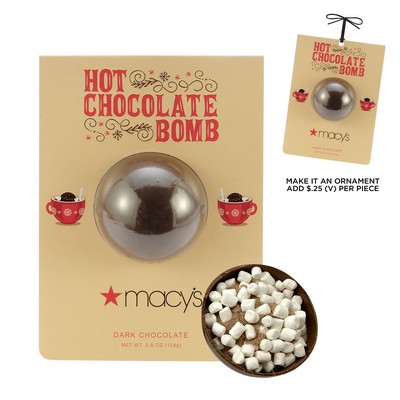 Mega Hot Chocolate Bomb Billboard Card - Dark Chocolate