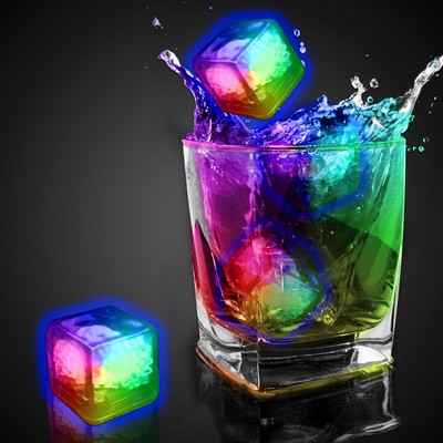 Blank Multi Color Liquid Activated Light Up Ice Cube