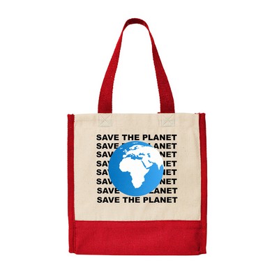 Junior Mini Cotton Box Tote Bag