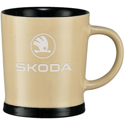 15 Oz. Havana Collection Ceramic Mug - Deep Etched