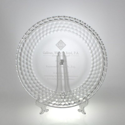 12" Award- Plate, Dahlia