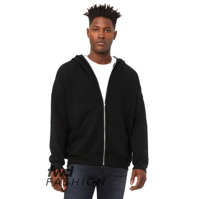 BELLA+CANVAS FWD Fashion Unisex Full-Zip Fleece with Zippered Hood